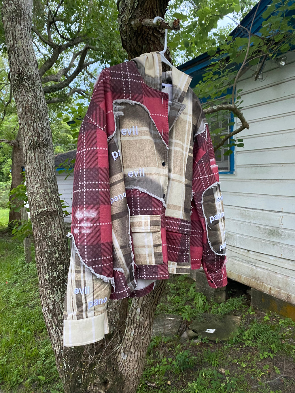 Destroyed Flannel/Hoodie