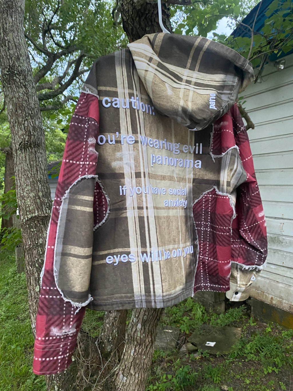 Destroyed Flannel/Hoodie