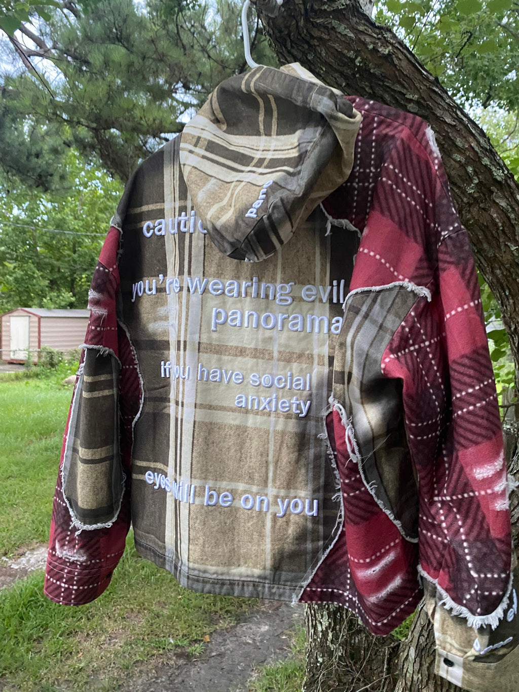 Destroyed Flannel/Hoodie