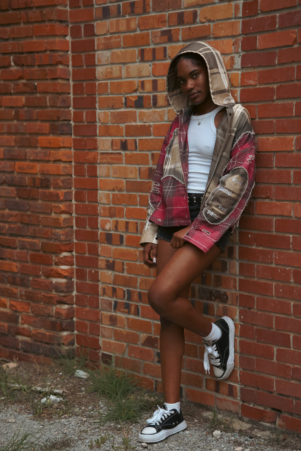 Destroyed Flannel/Hoodie